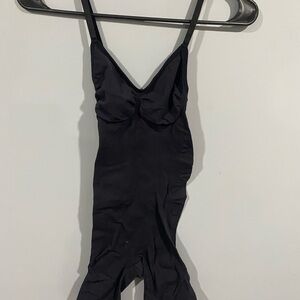 Black shape wear bodysuit